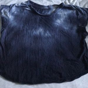 Brandy MelvilleBlue tie dyed short sleeve shirt